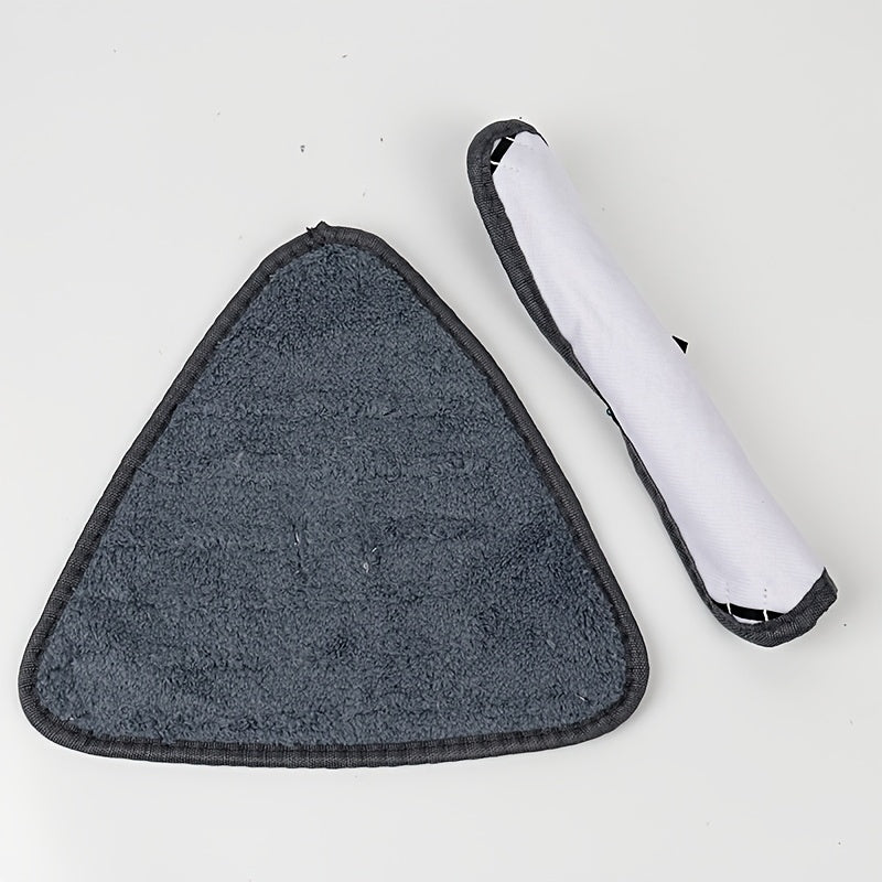 Washable Triangle Mop Pads Set of 3, 5, or 10 Non-Shedding Replacement Heads for Cleaning