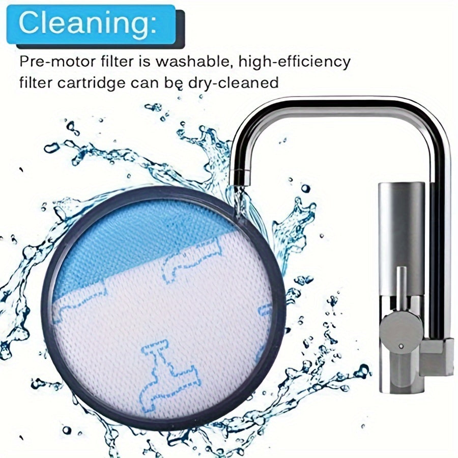 2-to'plam almashtirish HEPA filtrlari uchun Kompakt Power Cyclonic Vacuumlar uchun bardoshli plastmassa