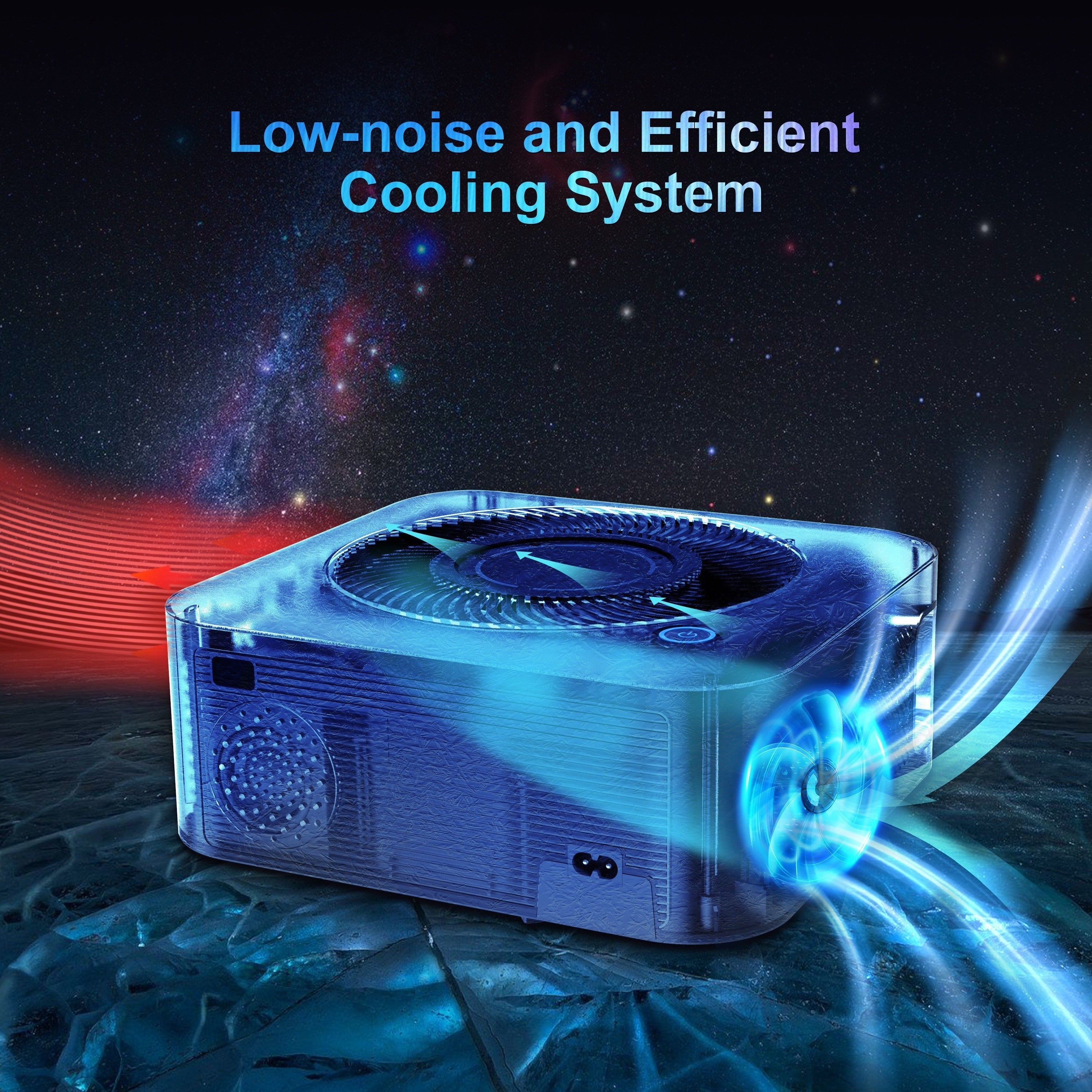 Портативный 4K HDR10+ беспроводной проектор с 1080P Full HD, Android 11