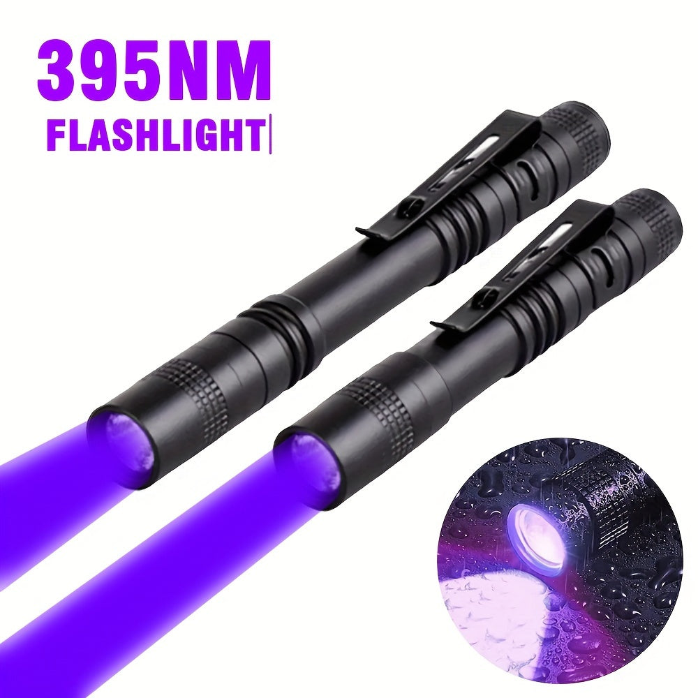 Ultraviolet Black Light Flashlight 395nm Lead-Free UV Torch for Leak Inspection