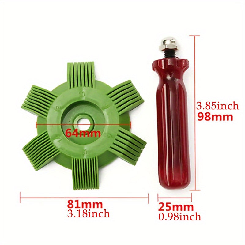 Air Conditioner Fin Comb Cleaning Tool Brush for Condenser and Evaporator Fins