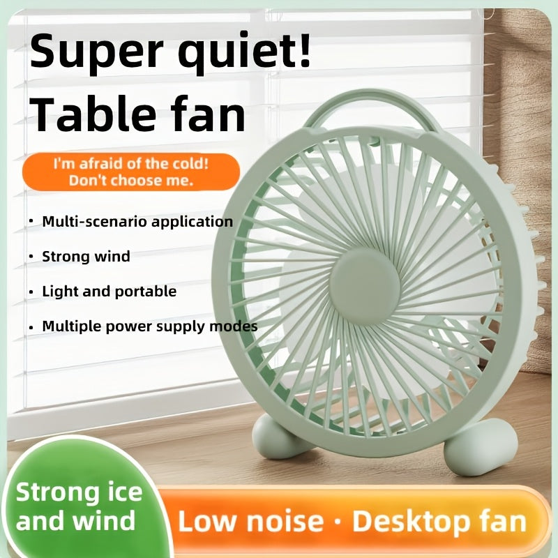 Portable USB Desk Fan for Cooling Indoor and Outdoor Spaces