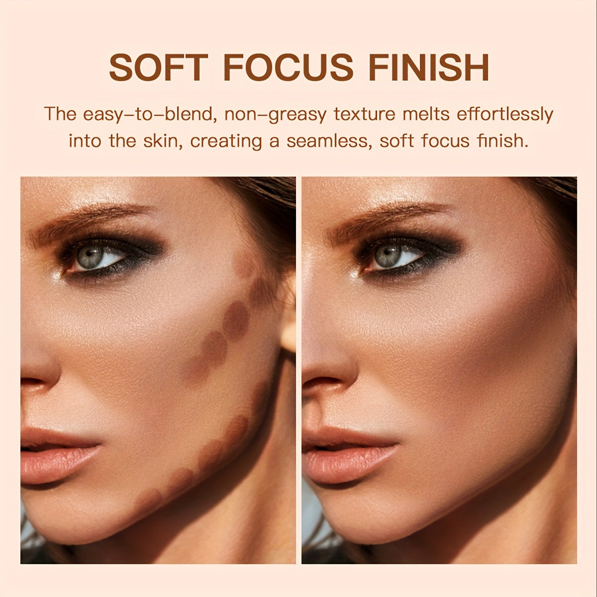 Set de 3 tonos de barra correctora para mujer de cobertura total, maquillaje mate de larga duración