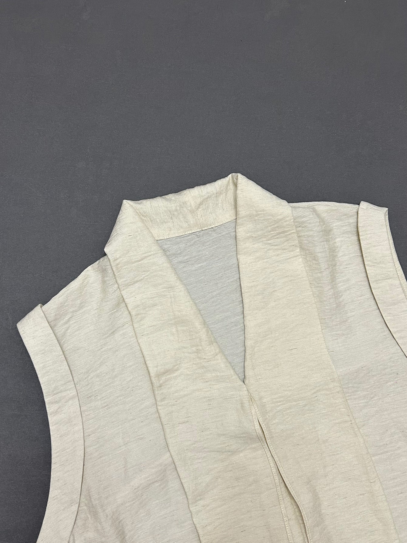 Women's Brown Linen Tunic Dress with Pockets and Waist Tie for Spring Summer Vacation Casual