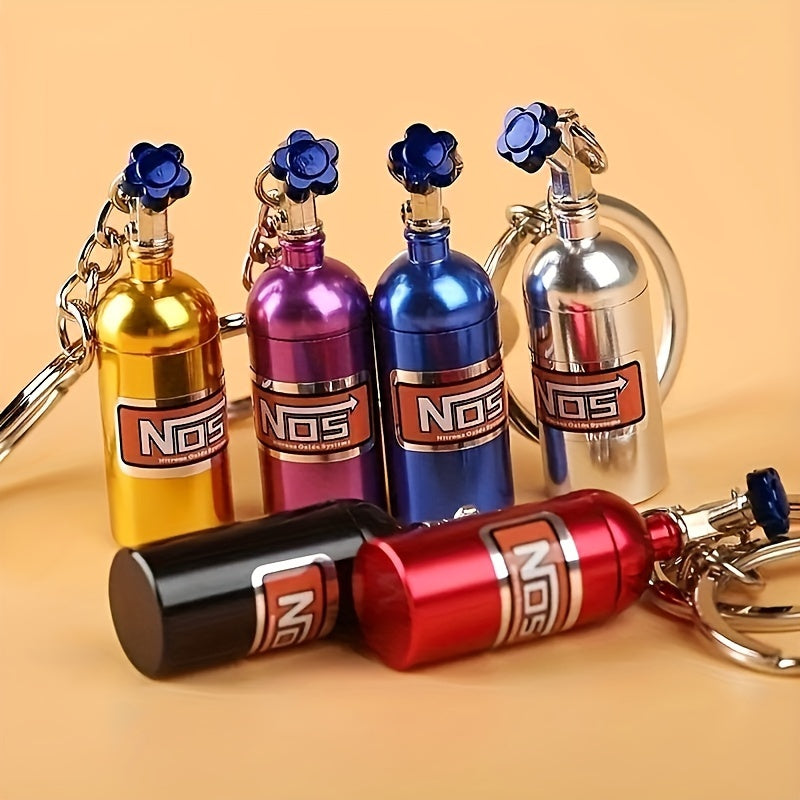Car Keychain Nitrogen Gas Bottle Keychain Gift Accessory