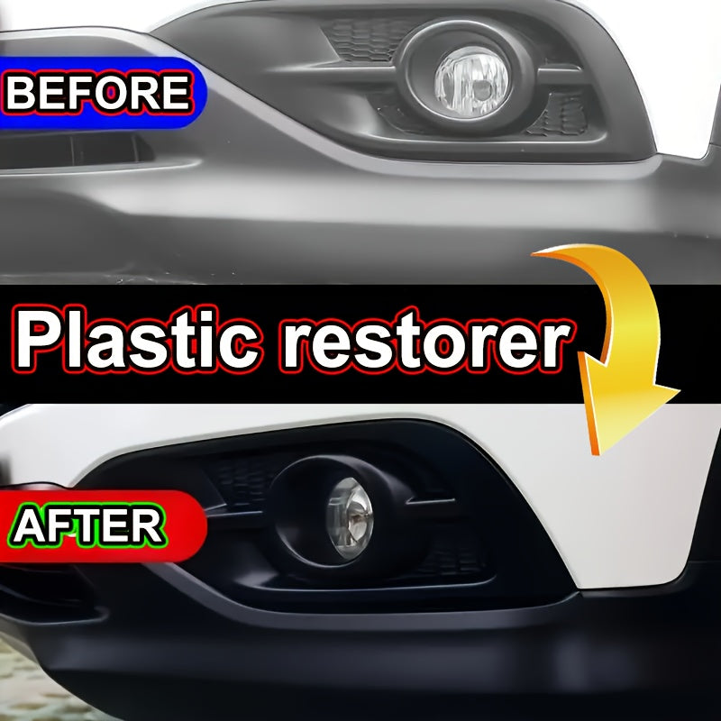 Plastic Restorer for Car Interiors and Exteriors Tire Protector Vinyl Repair