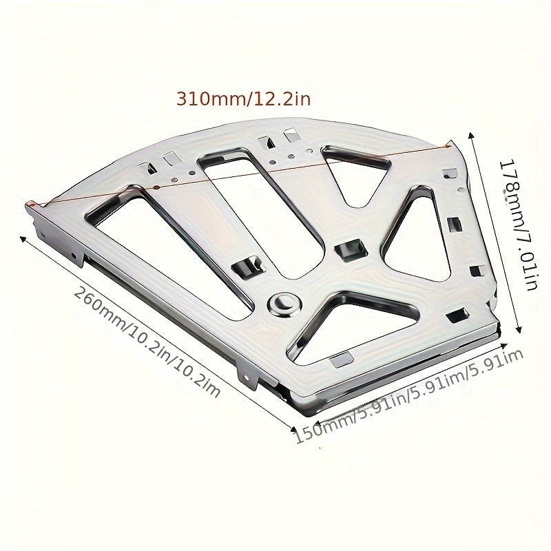 Stylish 3-Tier Stainless Steel Shoe Rack Modern Metal Frame Shoe Storage