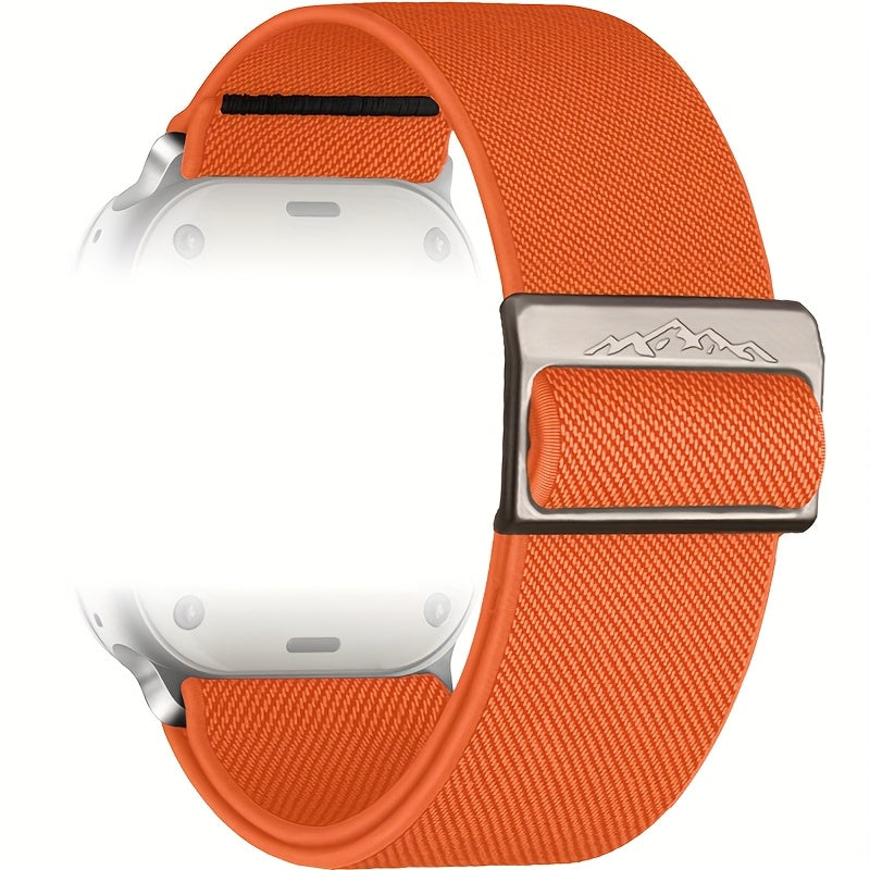 Stretchy Nylon Watch Band for Men Compatible with iWatch Ultra Series 8 7 6 5 4 3 2