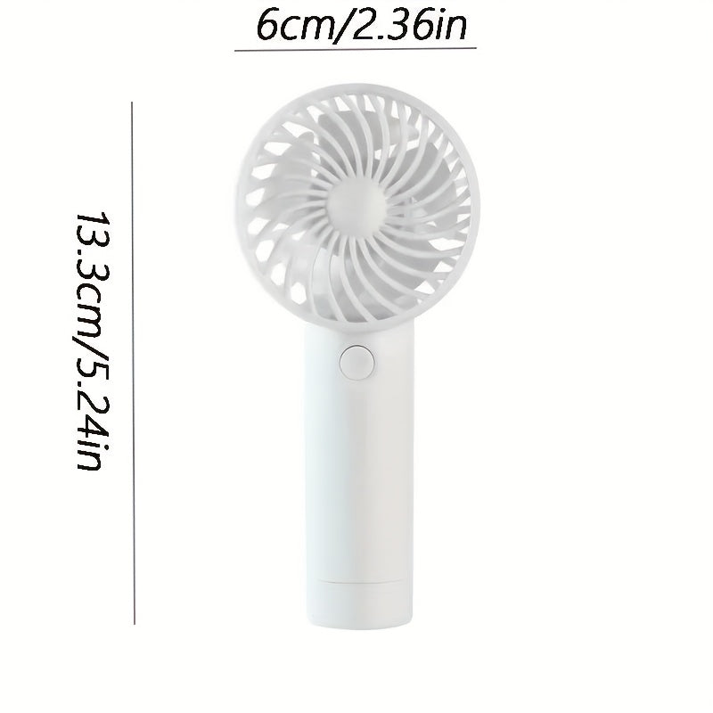 Portable USB Hanging Neck Fan with Adjustable Air Volume, Rechargeable, Lightweight and Quiet for Outdoor Activities and Students