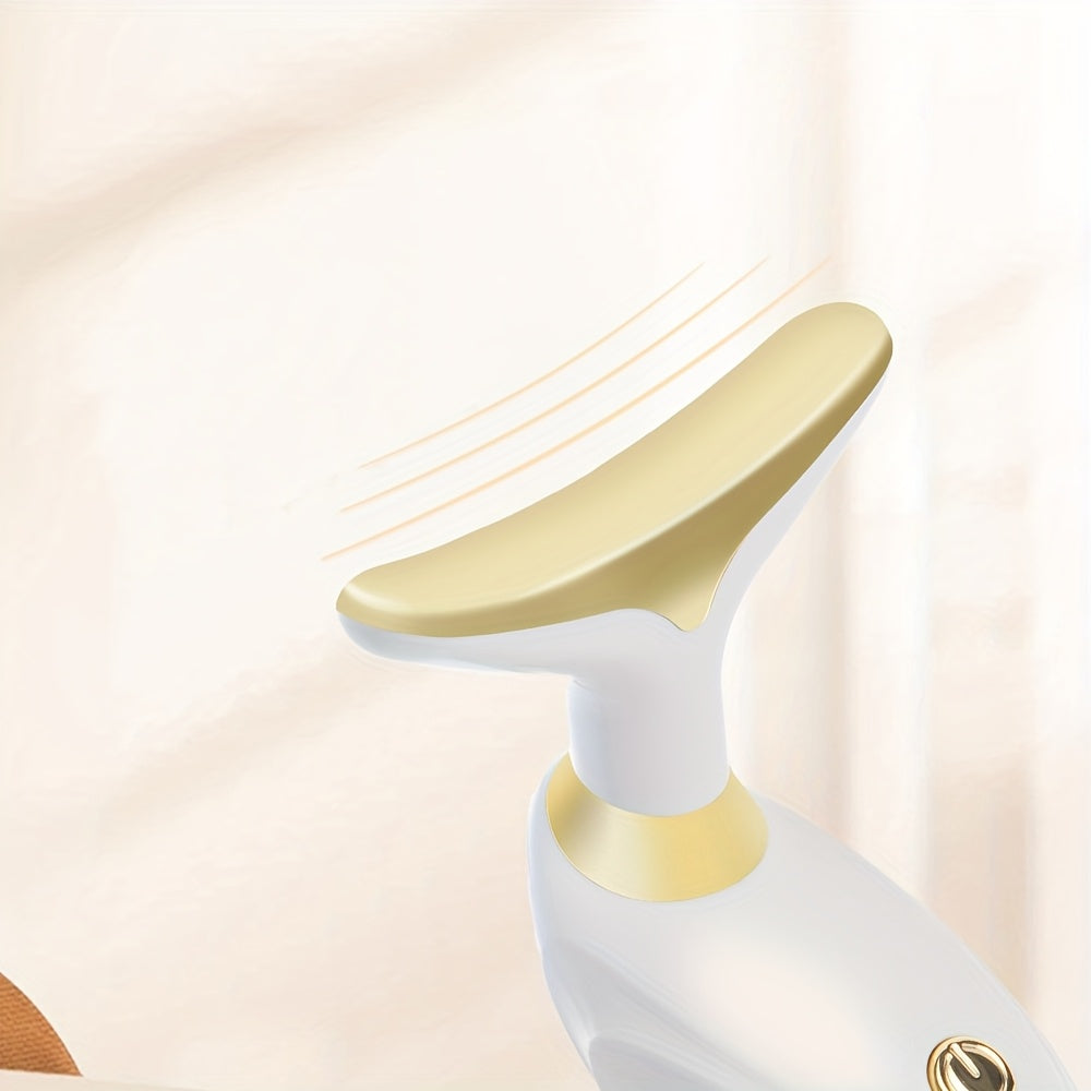 Uyda yuz massaji uchun portativ, ixcham go'zallik asbobi, batareyalar bilan - Lucky Winner