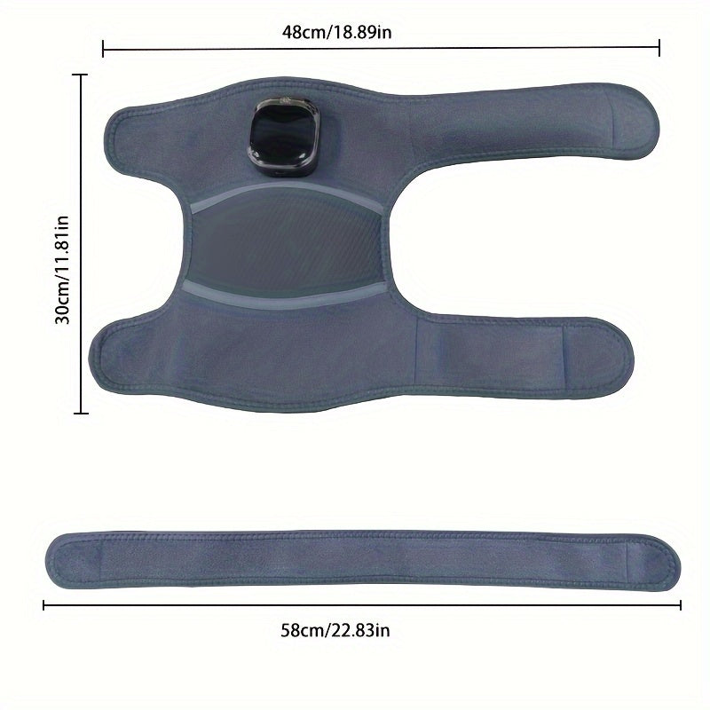 Wireless Knee Massager with Vibration and Heat for Legs, Elbows, Shoulders