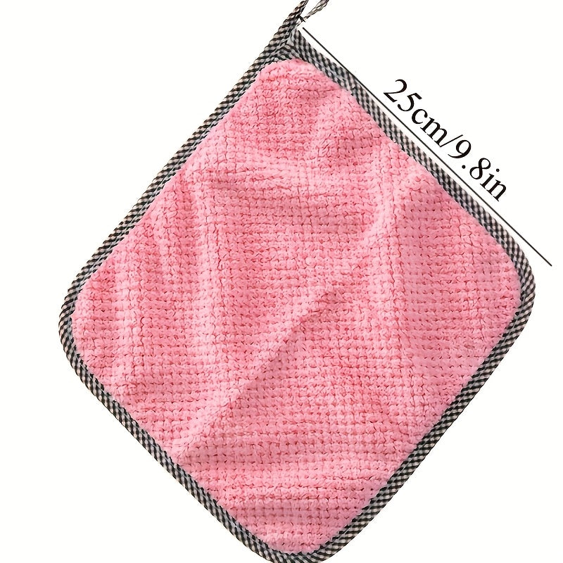 Juego de 3 paños de microfibra reutilizables antibacterianos para cocina y baño