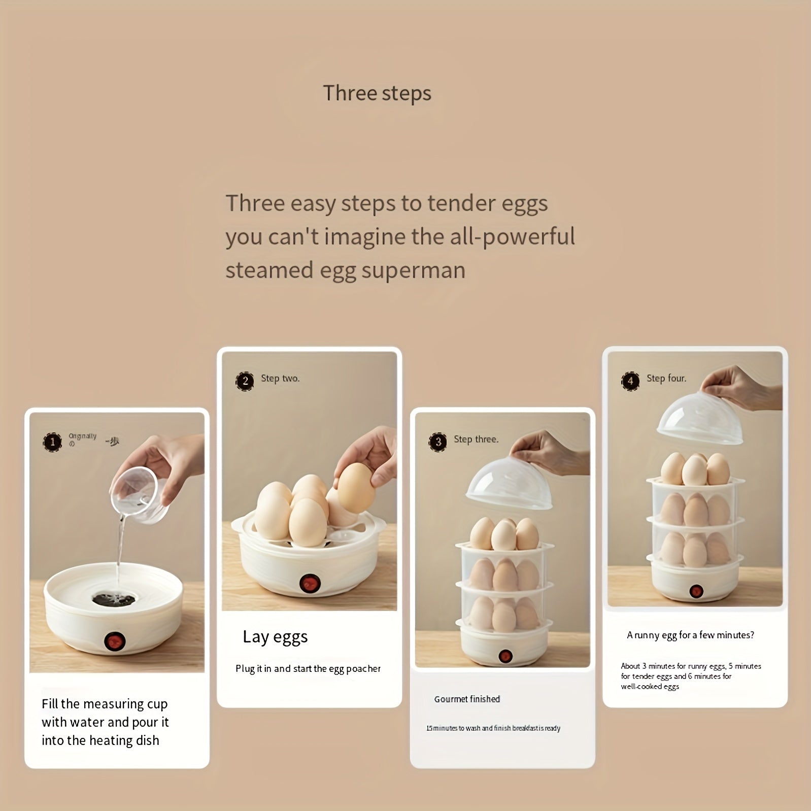 1 dona Ko‘p funksiyali Elektrik Tuxum Qovurish Mashinasi - 7/14 ta Oson Qobig‘ini Olib Tashlash Tuxumi, Avtomatik Quvvatni O‘chirish, Yevropa Standartli Plug, Batareyaga Ehtiyoj Yo‘q, Uyda Nonushta Sog‘liqni Saqlash Mashinasi