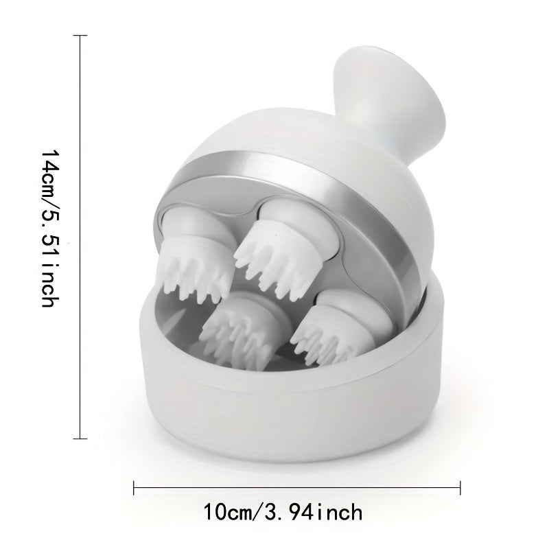 Electric Head Massage Device Rechargeable USB Head and Neck Massager for Head and Pet Hair Kneading