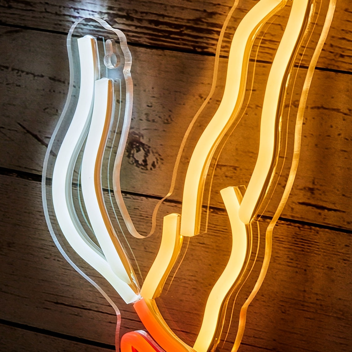 LED Neon Light for Man Cave Cigar Smoke Shape with Backboard