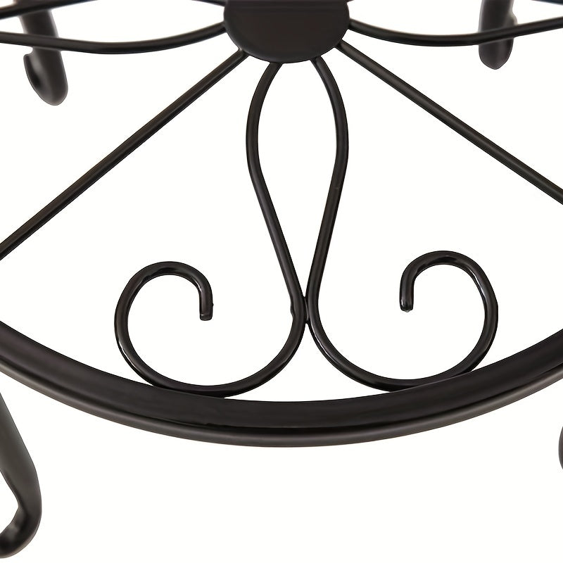 Ichki/tashqi foydalanish uchun 2 ta og'ir yuk ko'taruvchi zanglamaydigan temir o'simlik stendlari.