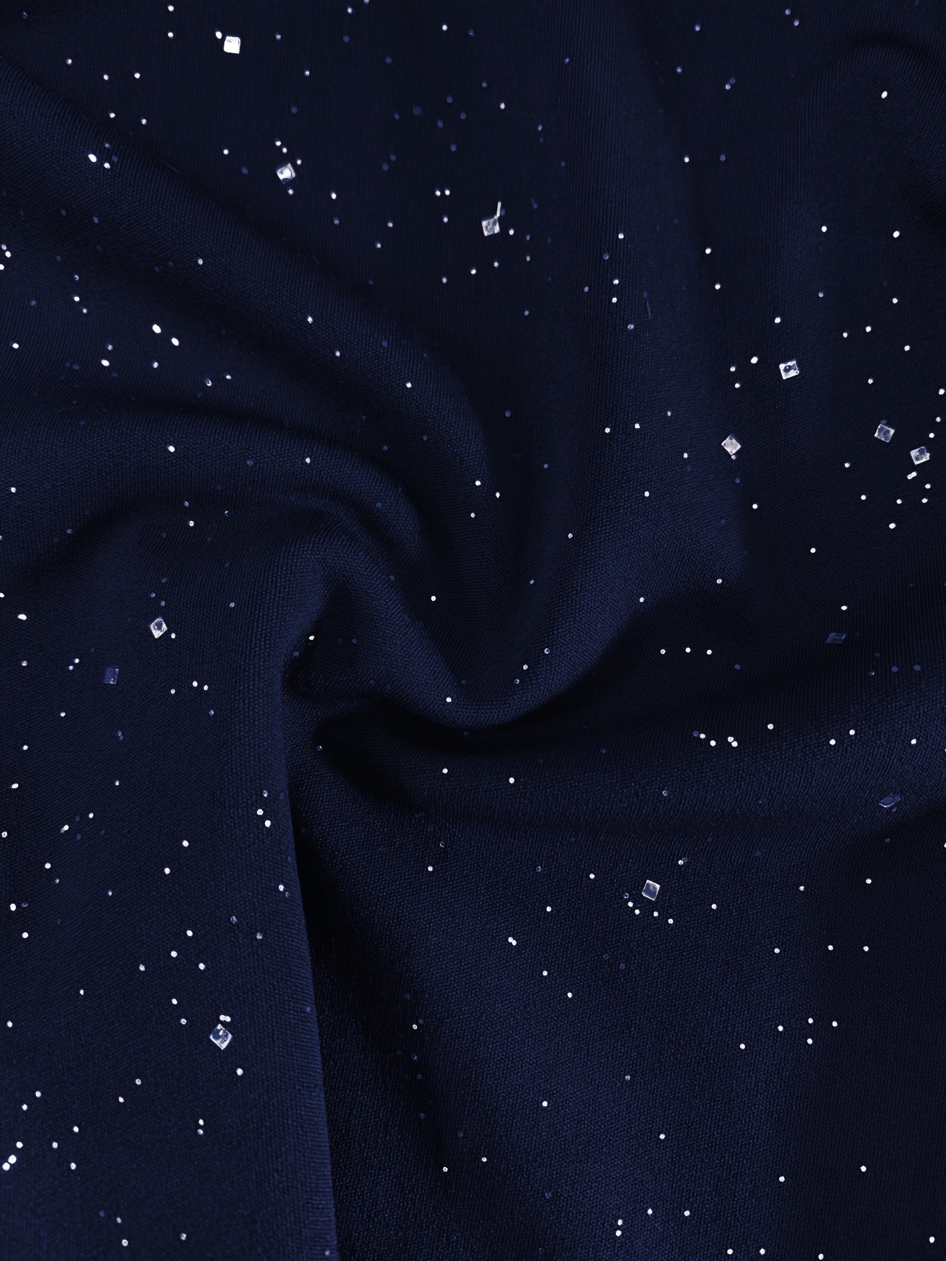 Women's Sleeveless Jumpsuit with Starry Night Print Navy Blue Casual Dress