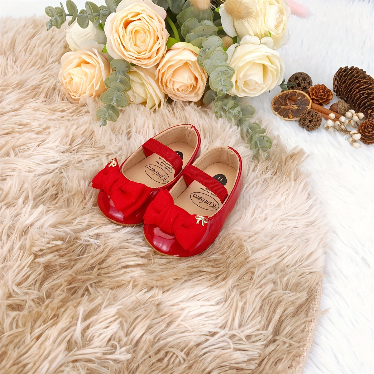 Kichkina qizlar uchun Mary Jane poyabzali, buklamali, yopishqoqsiz taglik, ichki va tashqi partiyalar uchun, bahor va kuz