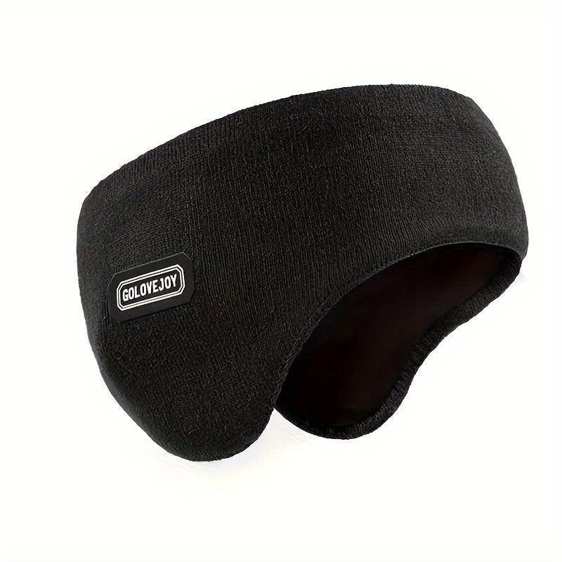 Winter Earmuffs Windproof Cozy Polyester Ear Covers for Running Cycling