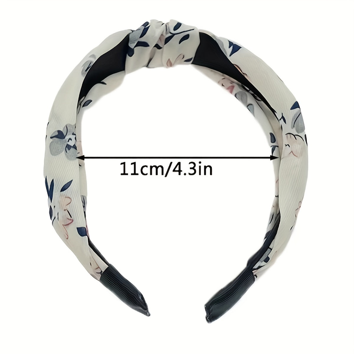 Set of 4 Satin Vintage-Inspired Hairbands with Simple Knot Design in Solid Colors