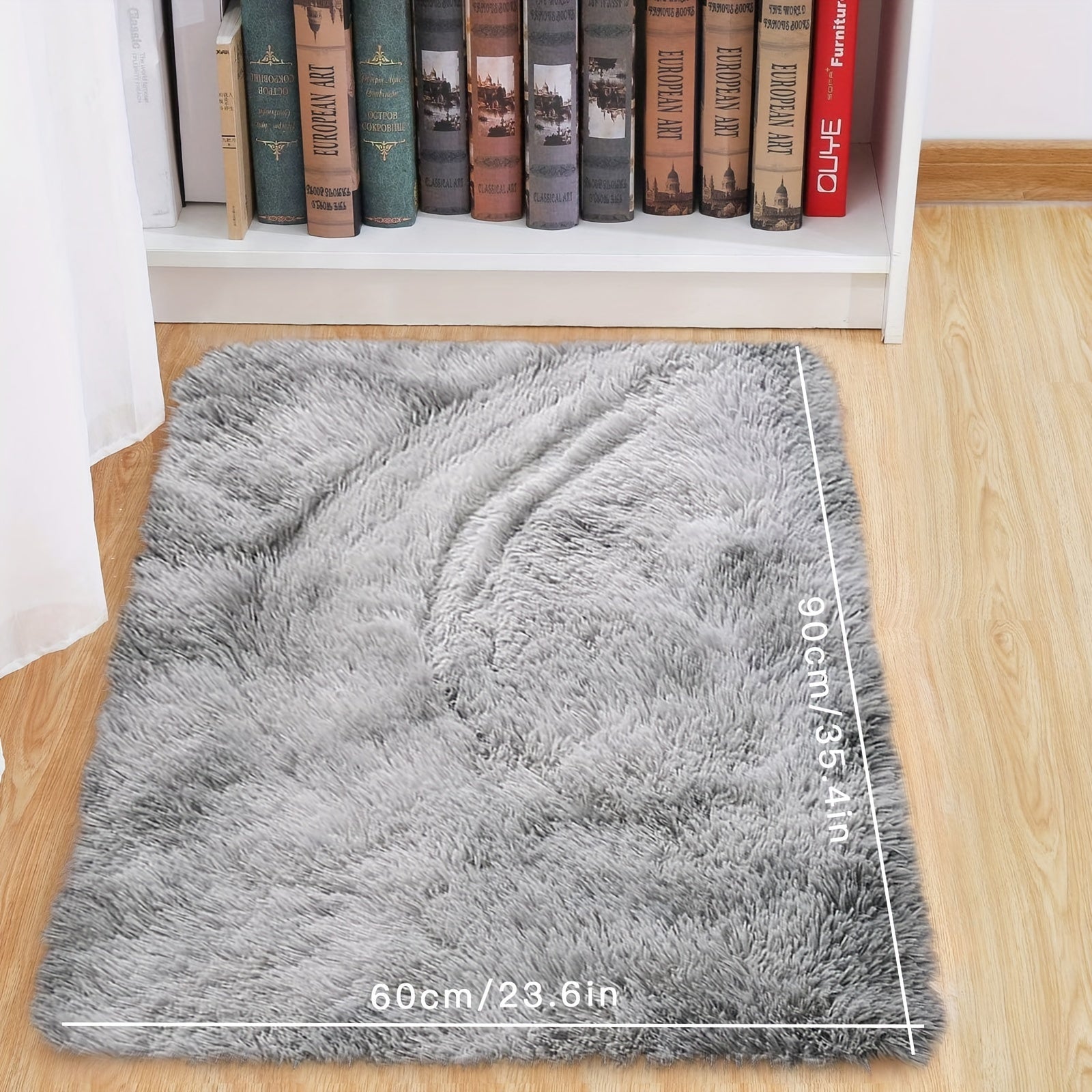 Soft Plush Shag Area Rug for Living Room and Bedroom Non-Slip Machine Washable