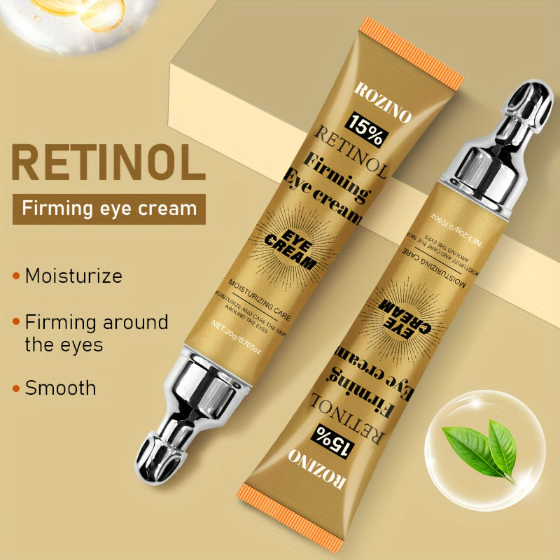 ROZINO 20g Retinol Qattiqlashtiruvchi Ko'z Kremi: Ko'z terisini silliq, namlantiruvchi va elastik qiladi. Yog'siz, barcha teri turlari uchun yumshoq. Gidratatsiya uchun glyitserin bilan gippoallergen.
