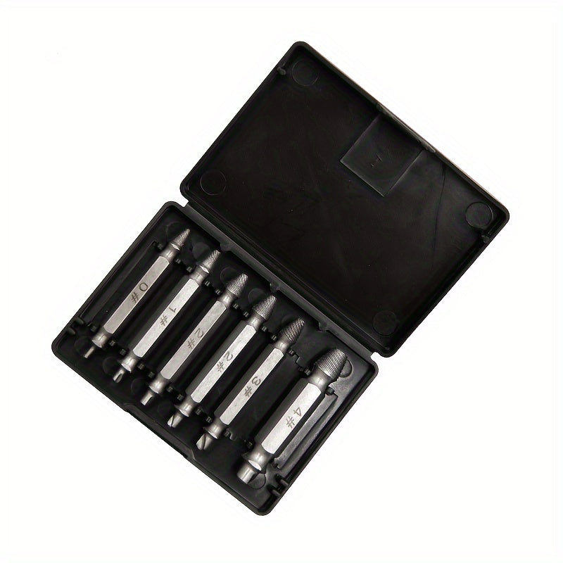 Yarim boshli qattiq boshli vintni chiqarish uchun to'plam, ikki boshli, sim va vintni chiqarish asbobi