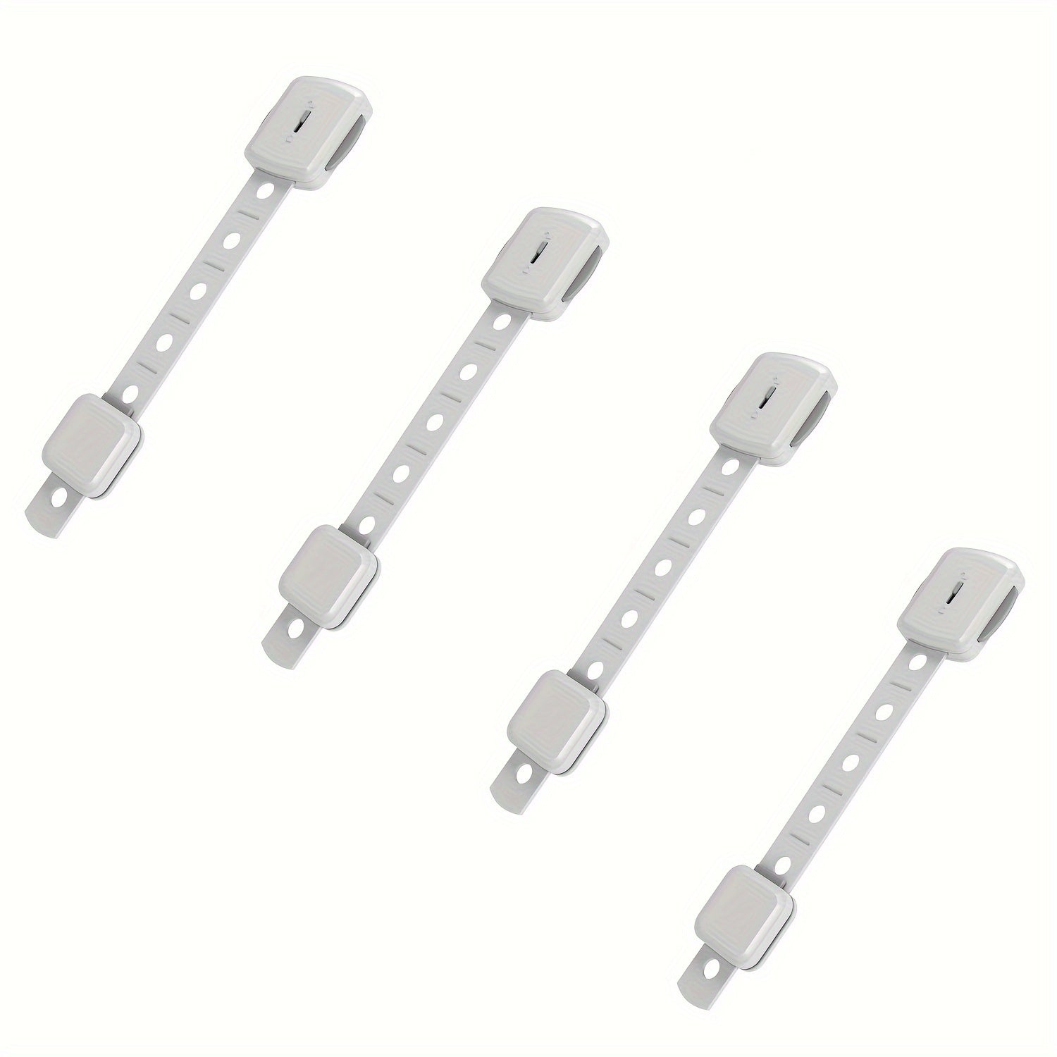 Multifunctional Safety Locks Set of 4 6 8 or 10 No Drilling Adjustable for Cabinets Drawers Refrigerator Dishwasher Toilet