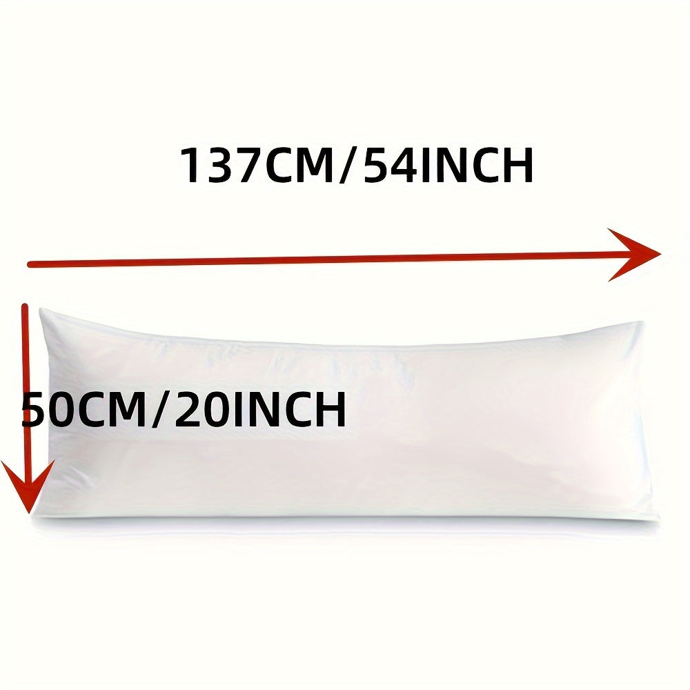 Body Pillow Cover 20x54 Inches Double Brushed Fabric Wrinkle Resistant