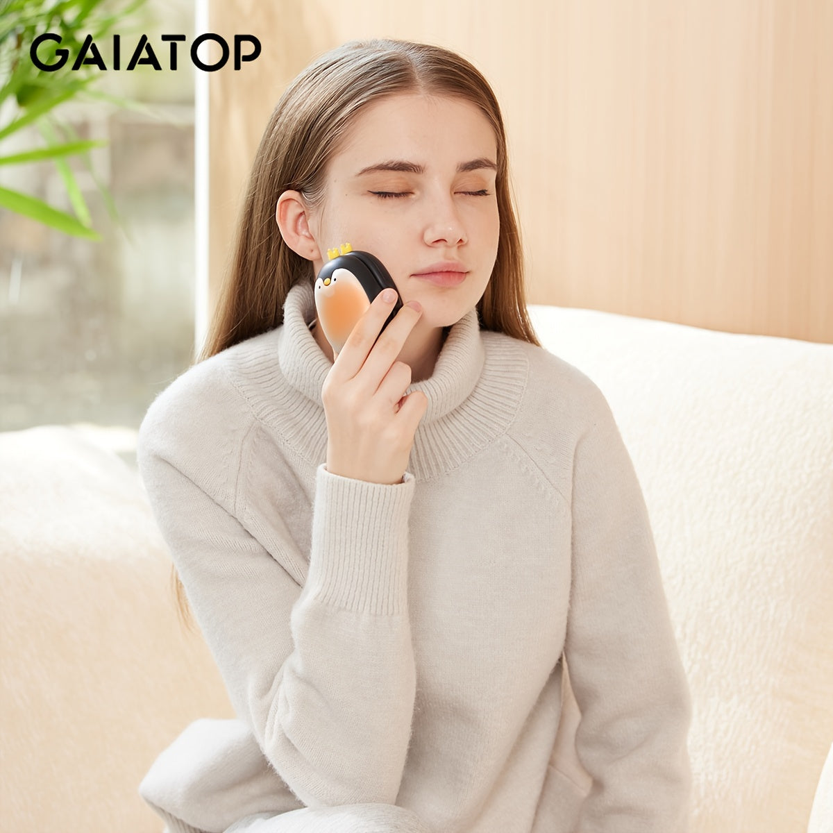 2pcs Rechargeable USB Penguin Hand Warmers Magnetic Portable for Kids