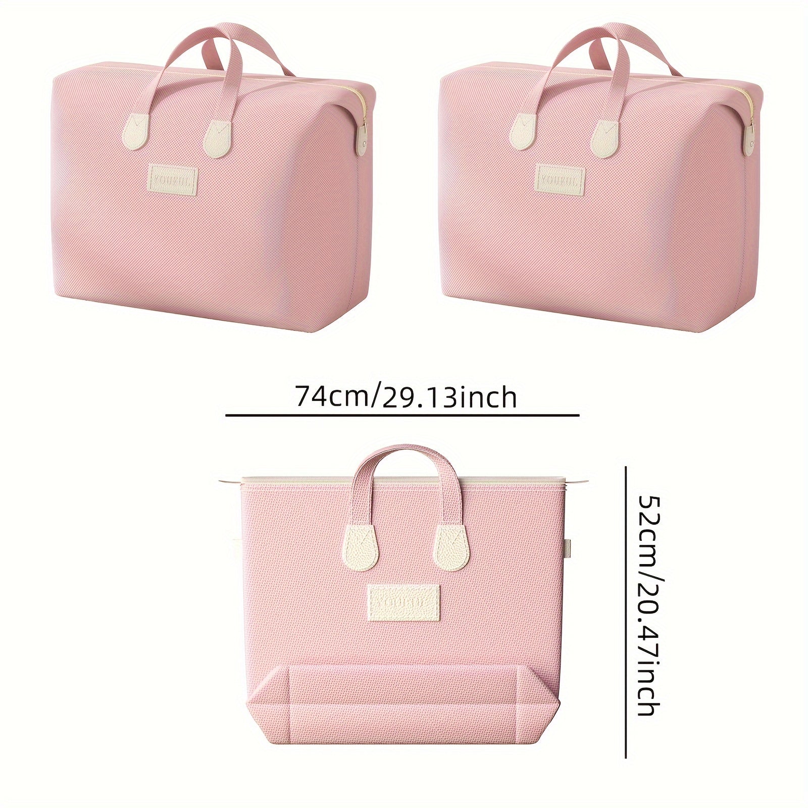 Fabric Storage Bag for Comforters Shoes and Clothes Lightweight Travel Organizer