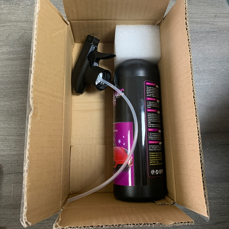 Универсальный спрей керамического покрытия для автомобиля 500 мл Быстрая ремонтопригодность Долговечная защитная пленка