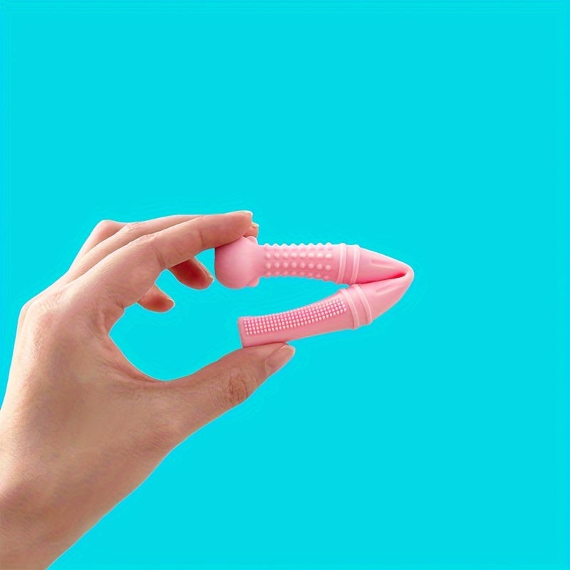 Hollow Silicone Baby Teething Tubes Toys for Infants 6-12 Months Pack of 1-5