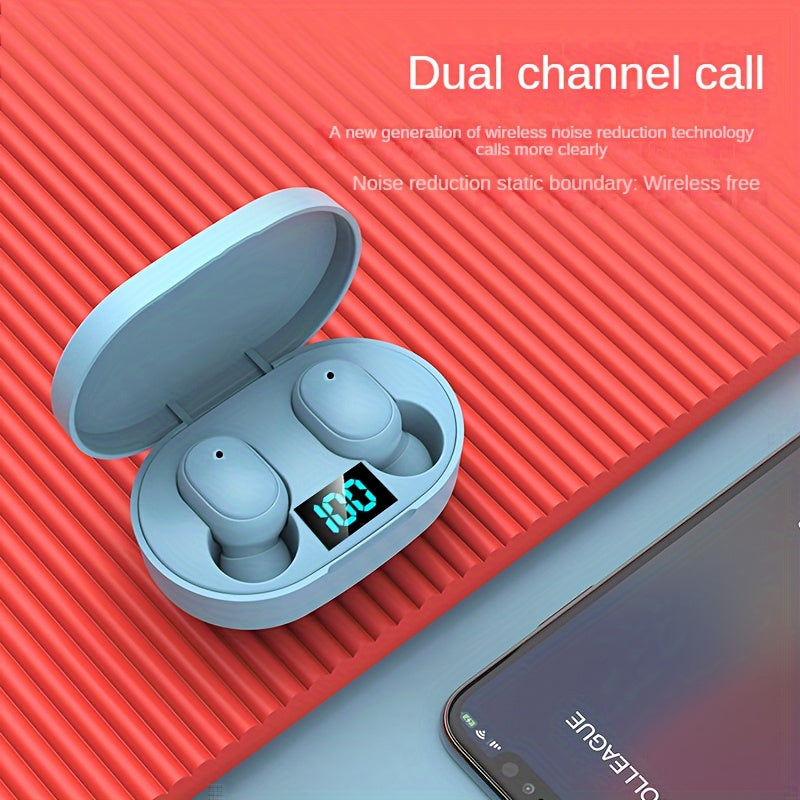 Auriculares inalámbricos para deportes y juegos, auriculares TWS de alta fidelidad estéreo con aislamiento de ruido