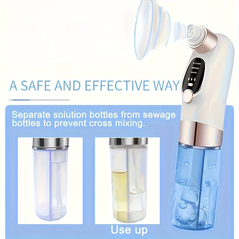 Электрическое устройство для очищения лица с 3 режимами, перезаряжаемое, USB-зарядка