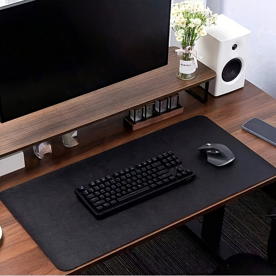 Faux Leather Desk Mat Waterproof Anti-Slip Stain-Resistant Multiple Sizes