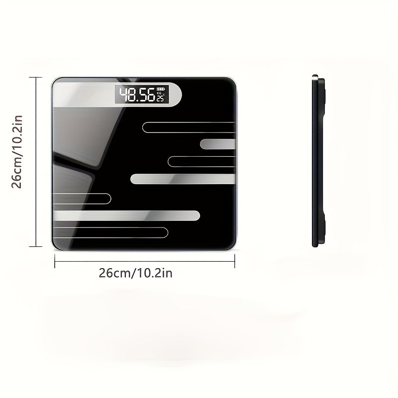 Portable Electronic Body Scale with Digital Display for Home Use, Family Sports