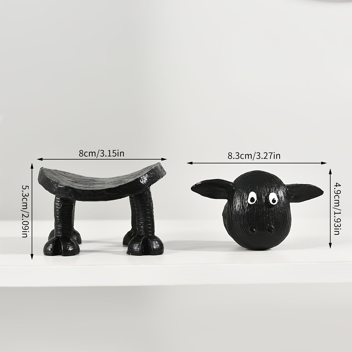 Resin Animal-Shaped Toilet Paper Holder for Bathroom Decor