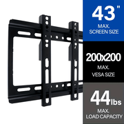 Ultra-Slim Wall Mount Bracket for TVs and Monitors 14-43 Inches VESA200