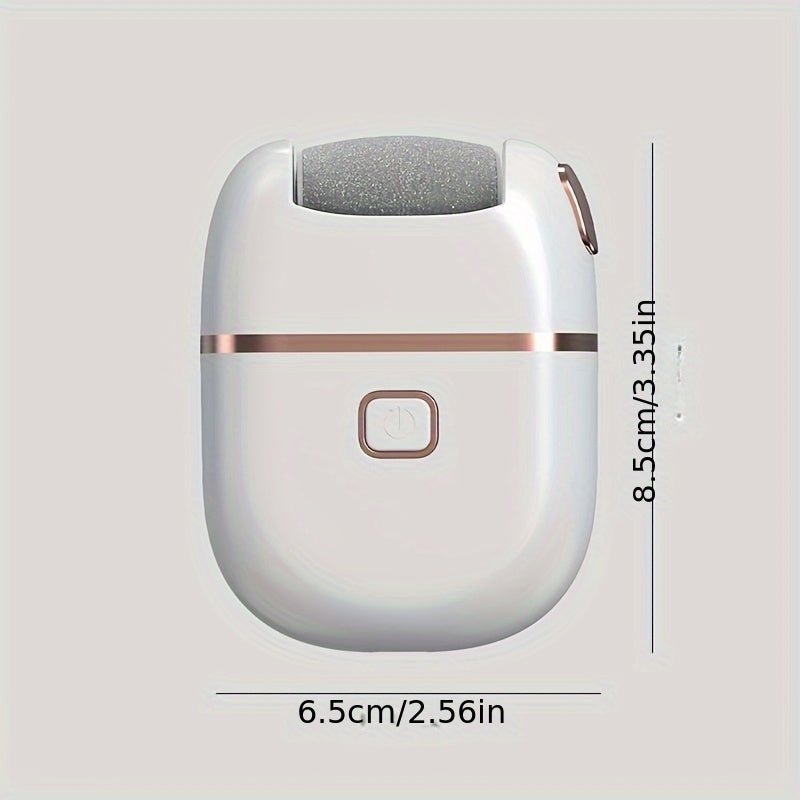Electric Foot Scraper with 3 Interchangeable Heads Rechargeable Callus Remover Tool