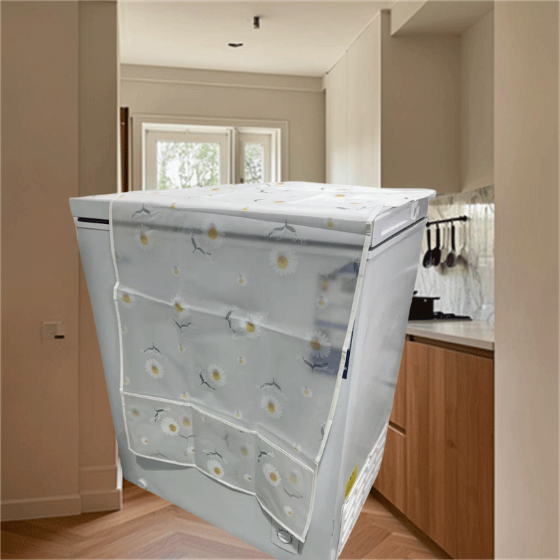 Cubierta para electrodomésticos resistente a arañazos para nevera y electrodomésticos de cocina protección total blanco verde