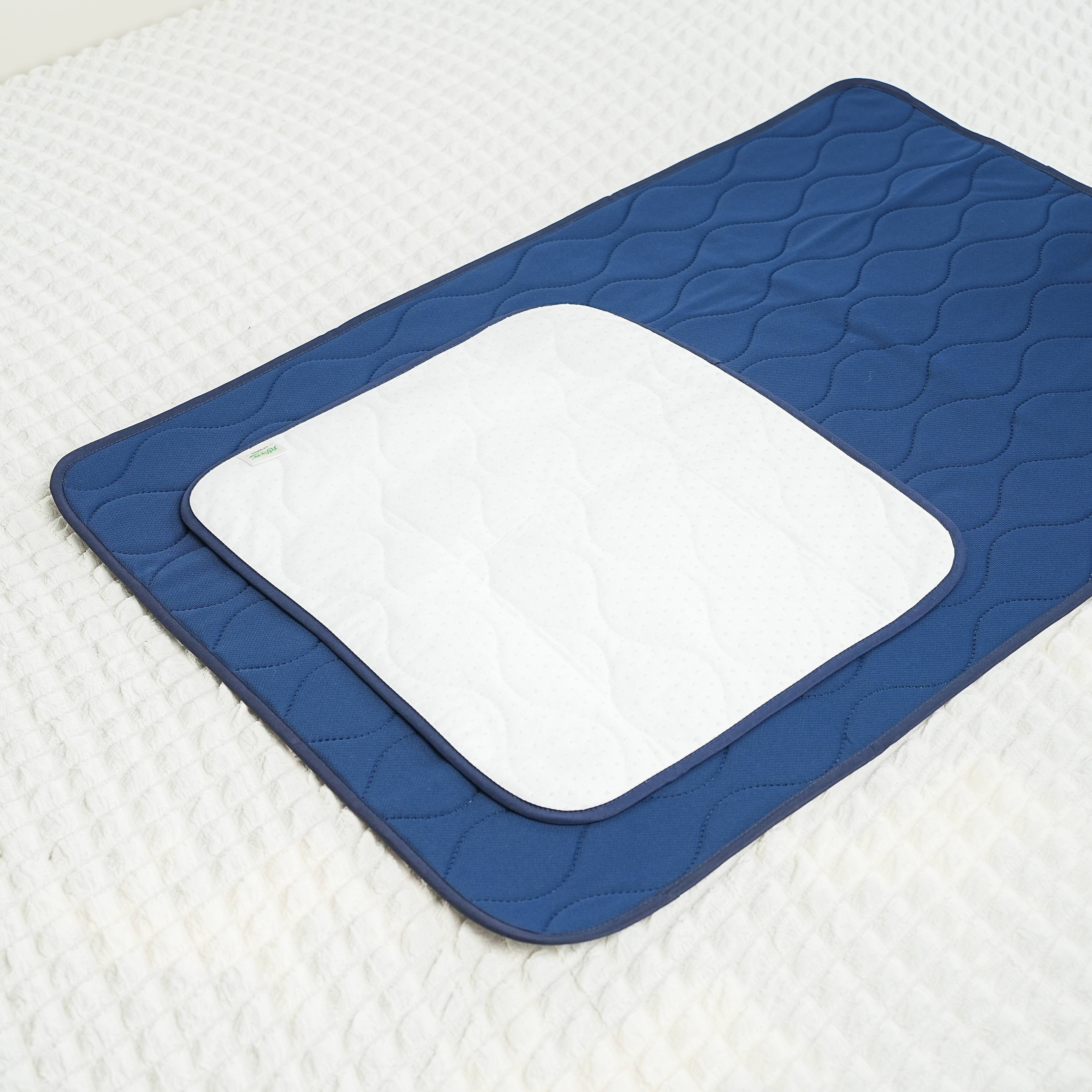 Washable Incontinence Pad for Elderly Microfiber Non-Slip Ultra-Absorbent Bed Protector