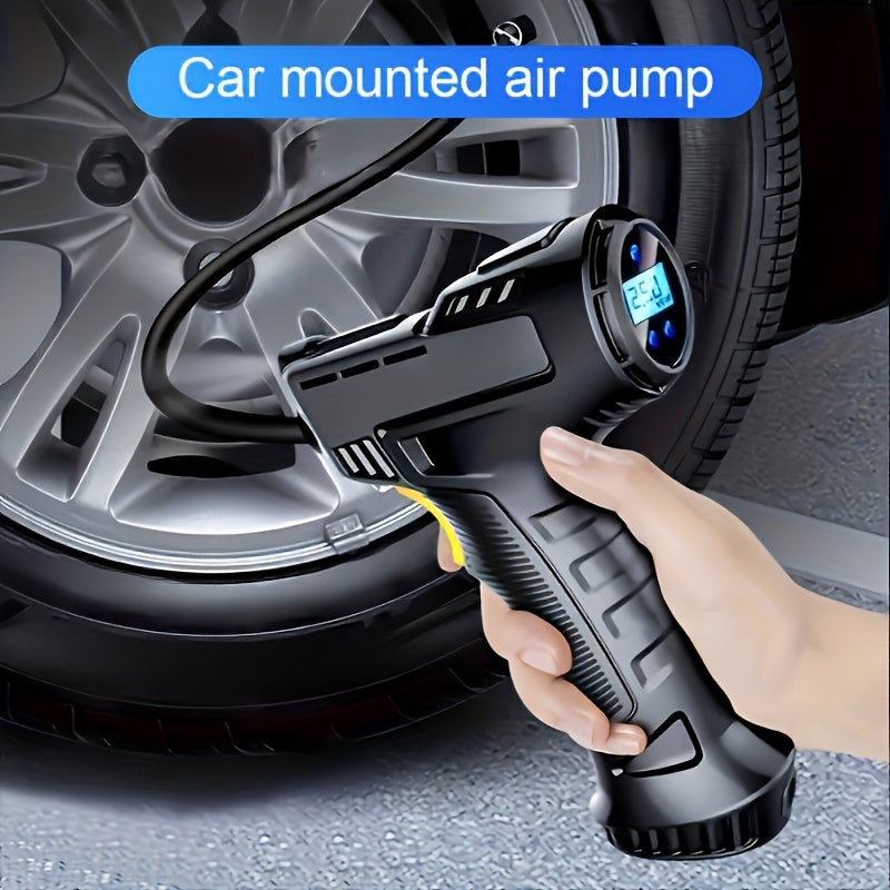 Portable Car Air Pump Electric Tire Inflator Wired Compact Universal