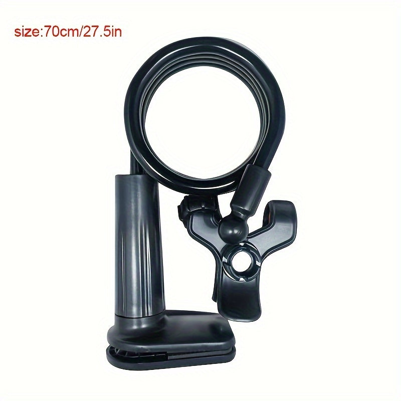 Mobile Phone Stand with 360° Omnidirectional Wheel Bedside Adjustable Holder