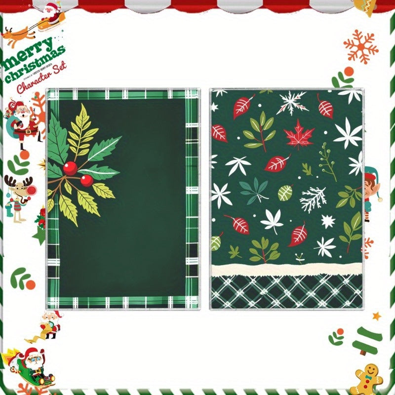 Christmas Winter Kitchen Towel Set 2pcs 18x26 Tea Towels Holiday Decor Soft Gift