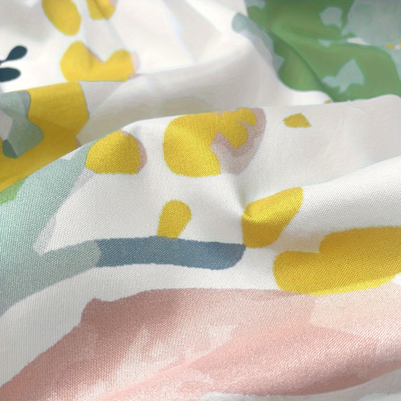 Gul bosma yostiq qopqog'i to'plami, yumshoq to'qilgan polyester, qopqoq yopilishi, uy dekoratsiyasi