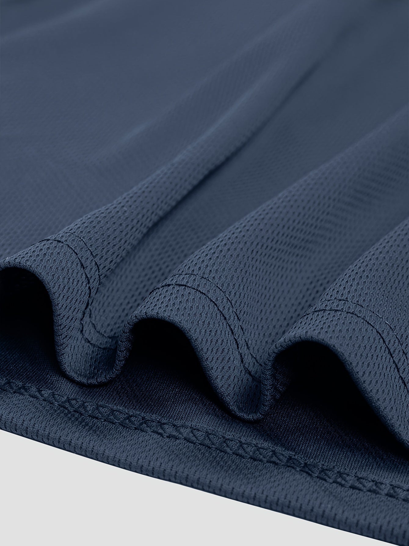 Men's Quick-Dry Athletic T-Shirt Breathable Moisture-Wicking Solid Color Crew Neck for Gym Running