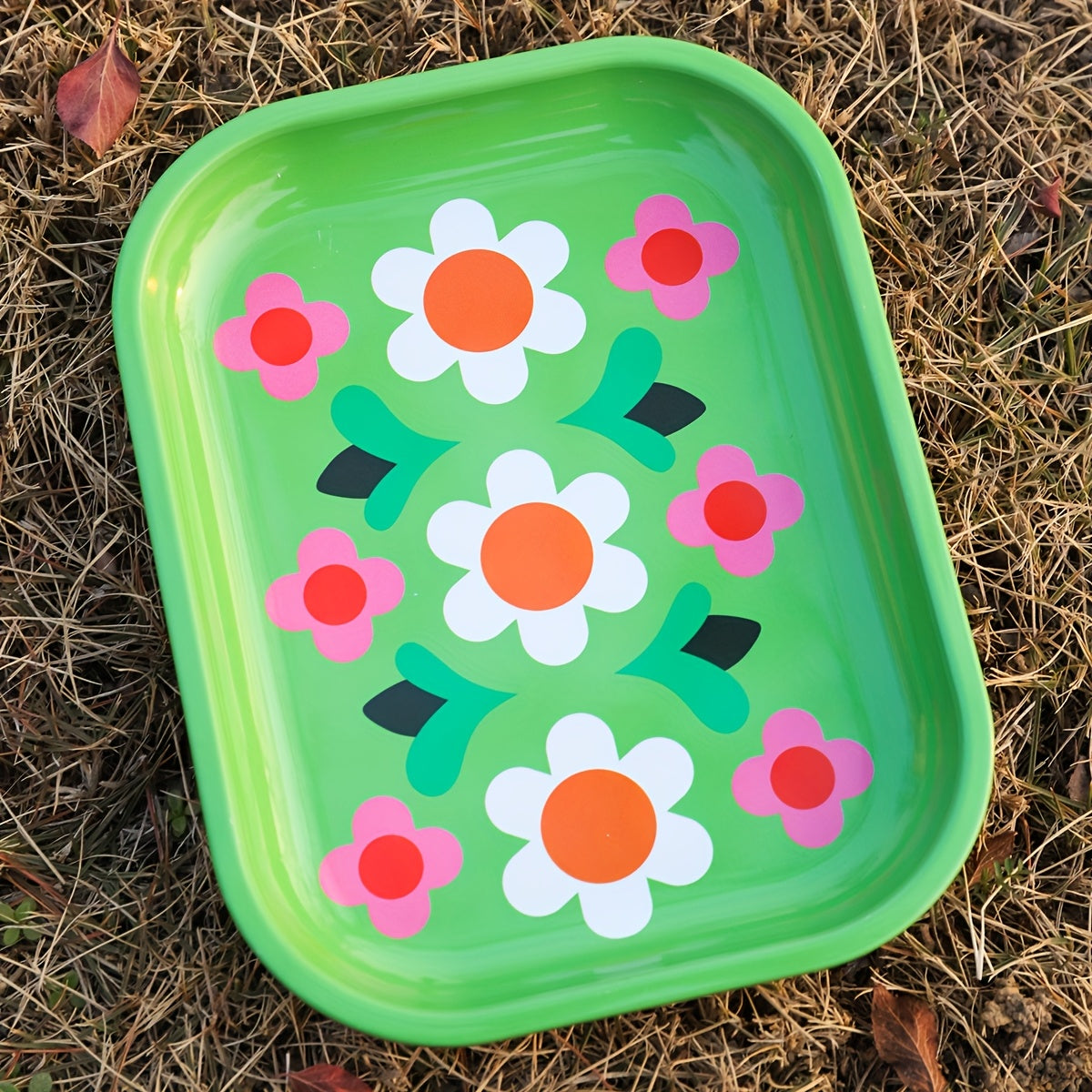 Metal Rolling Tray for Home or Travel, Stylish Gift, Versatile Size