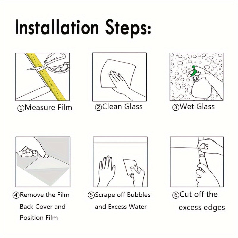 3D Glueless Window Film Vinyl Diamond Pattern for Home Office Bathroom Decor