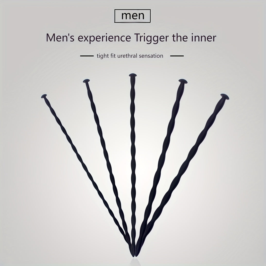 Erkaklar uchun Silikon Bead Ot Ko'zli Qalam Stimulyatsiya Qiluvchi Tashvishlantiruvchi Sex O'yinchoqi